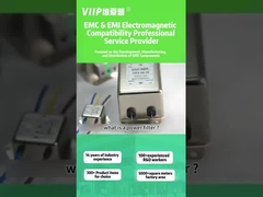 فیلترهای RFI تک فاز CE ROHS فیلترهای تداخل الکترونیکی 0.5A-300A