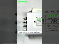 فیلتر EMI تک فاز با فرکانس مرکزی اسمی 50/60 هرتز و سطح تضعیف عالی