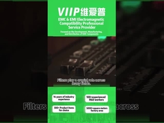 فیلترهای EMI متناوب متناوب برای محدوده دمای -40°C تا 85°C