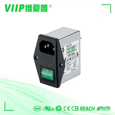 خرید 10A 250VAC فلز پوشش سطح نصب فیلتر EMI منفعل سرکوب online manufacture