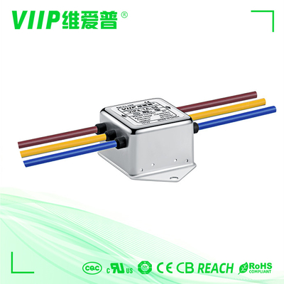 خرید فیلتر پایین گذر EMI تک فاز 250 VAC با کارایی بالا برای ایستگاه شارژ EV online manufacture