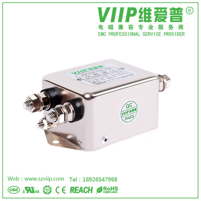 خرید مقاومت عایق ≥100MΩ فیلتر EMI تک فاز RoHS برای کاربردهای صنعتی -40C- 85C گواهی شده است online manufacture