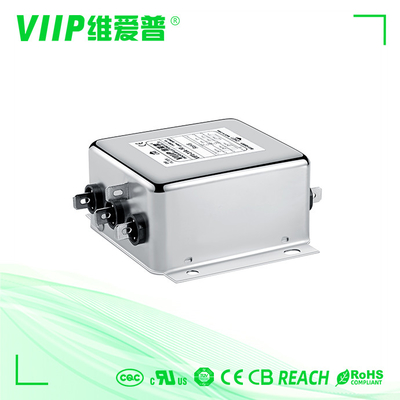 تجهیزات نساجی 440VAC 10A فیلتر سه فاز RFI CE ROHS UL 94V-0