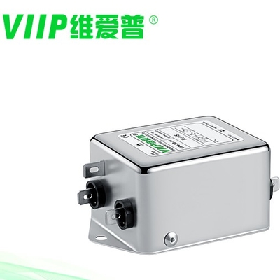 محفظه فلزی AC EMI فیلتر 10khz-30mhz 10a برای تجهیزات تردمیل
