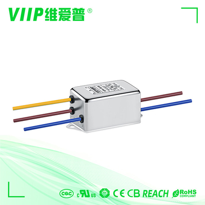 فیلتر EMI تک فاز با درجه حرارت عملیاتی -40C- 85C و پین های جوش مختلف